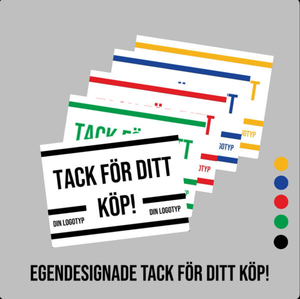 Tack för ditt köp (med logotyp)