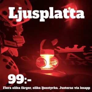 Poppy ljusplatta - Cigg Kontakt